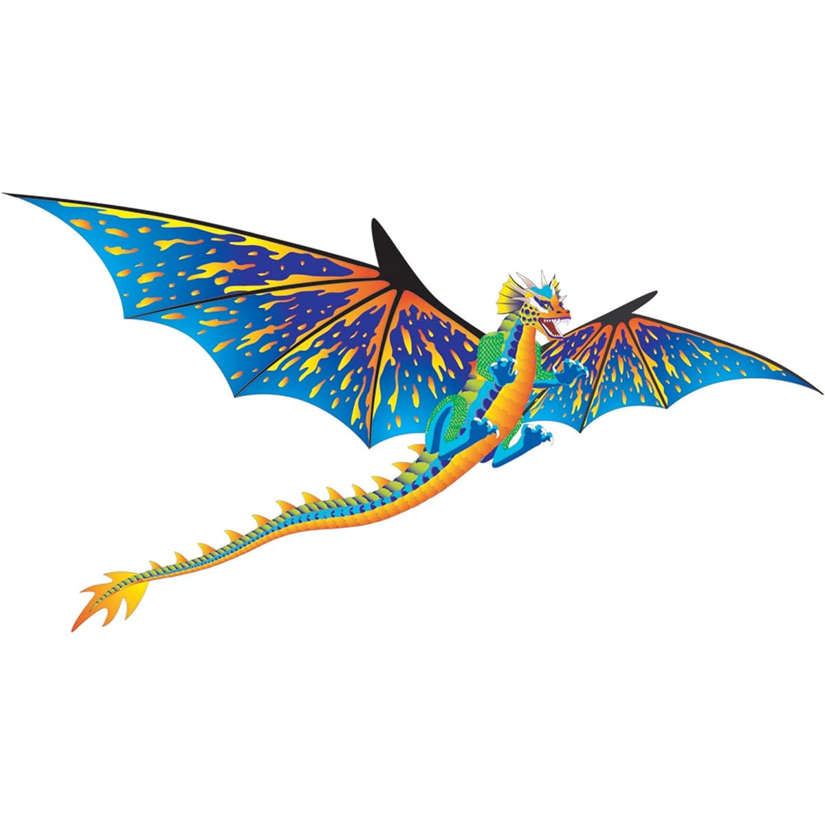 Brainstorm Dragon WindnSun 3-D Nylon Kite, 76"