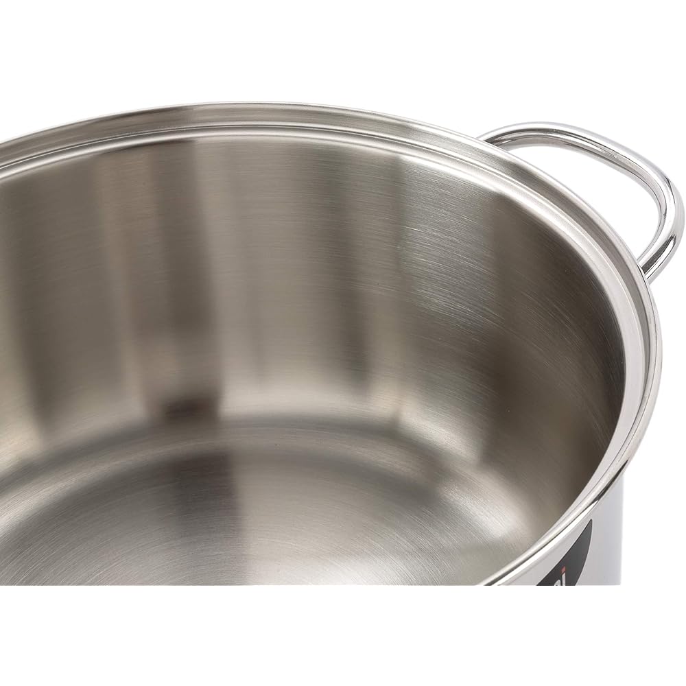 Barazzoni Two-handed pot stainless steel ∅22 x H11.1cm Casserole BONITA 266102022