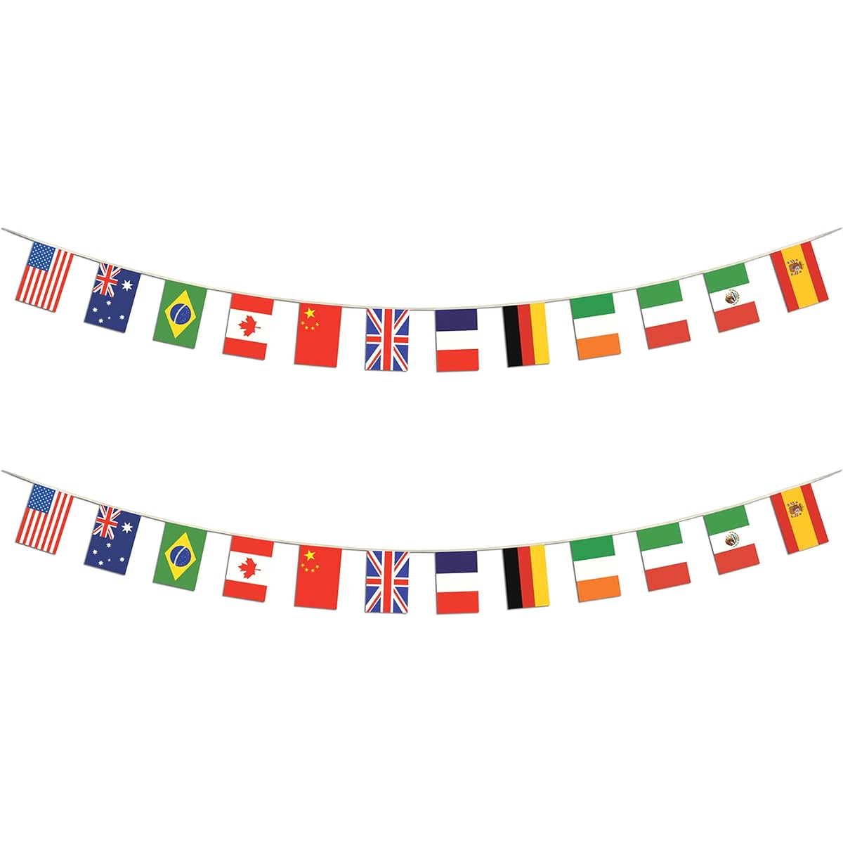 Beistle International Flag Pennant Banner, Multicolor, S57739AZ2