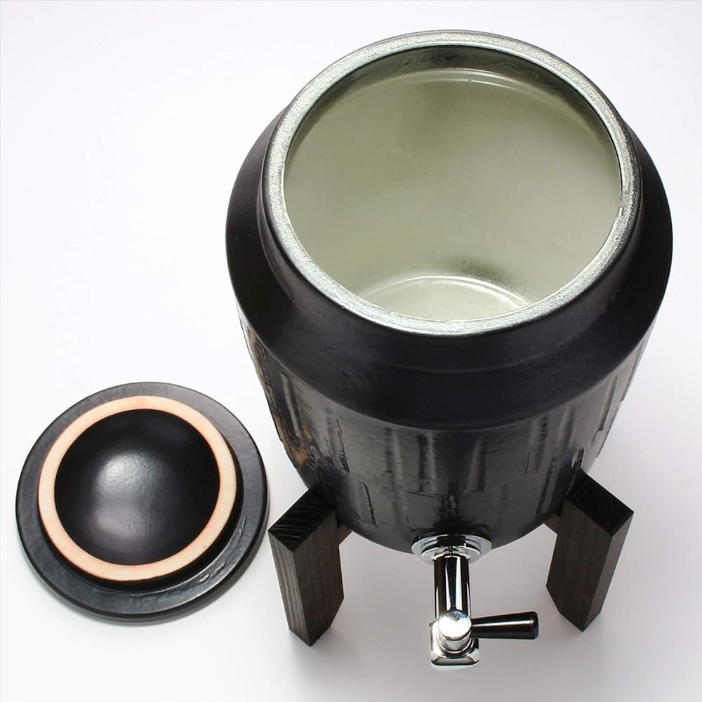 Hasenen i-server (with wooden stand) 2L black glaze NSU-64