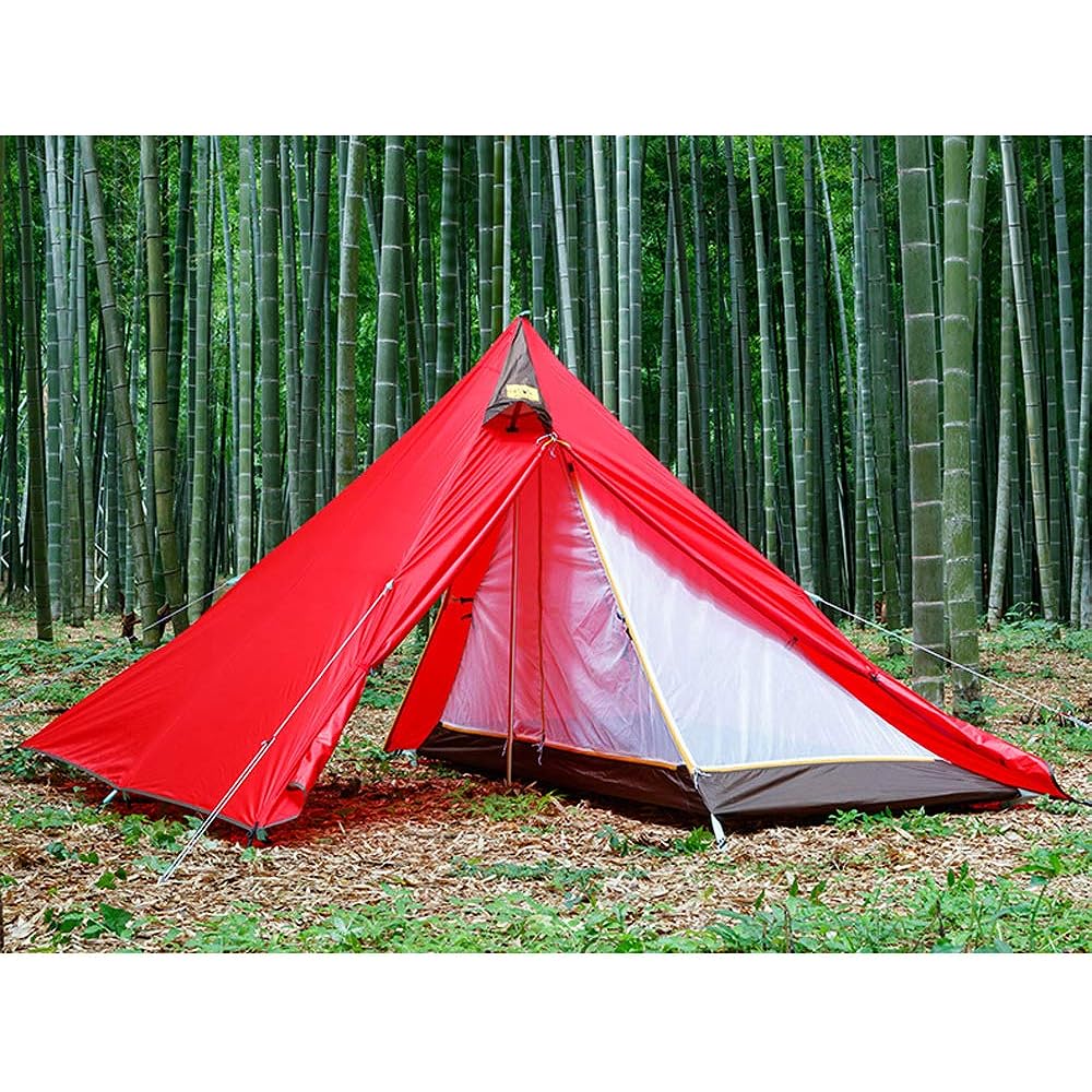 Tenmaku Design x Campanda Panda Red Camping & Hiking