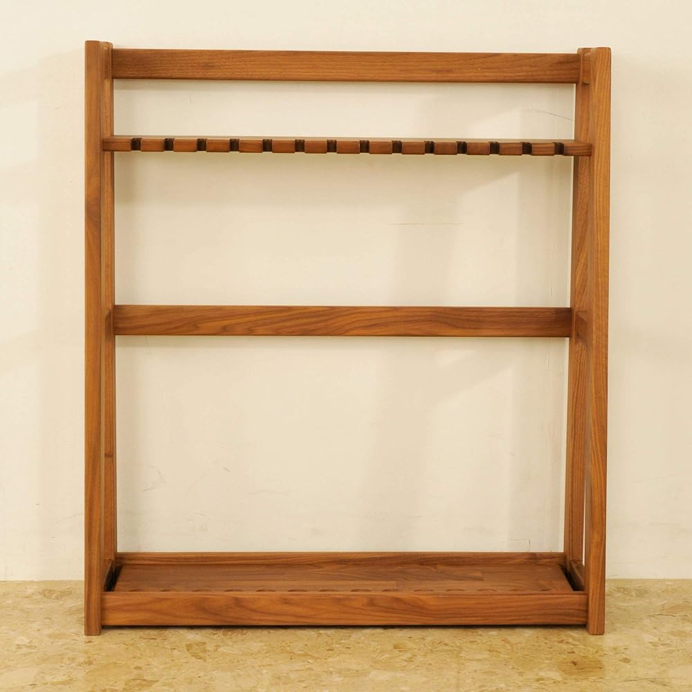 Tsukuba Sansho G-LIFE 800 Golf Bag Rack Walnut