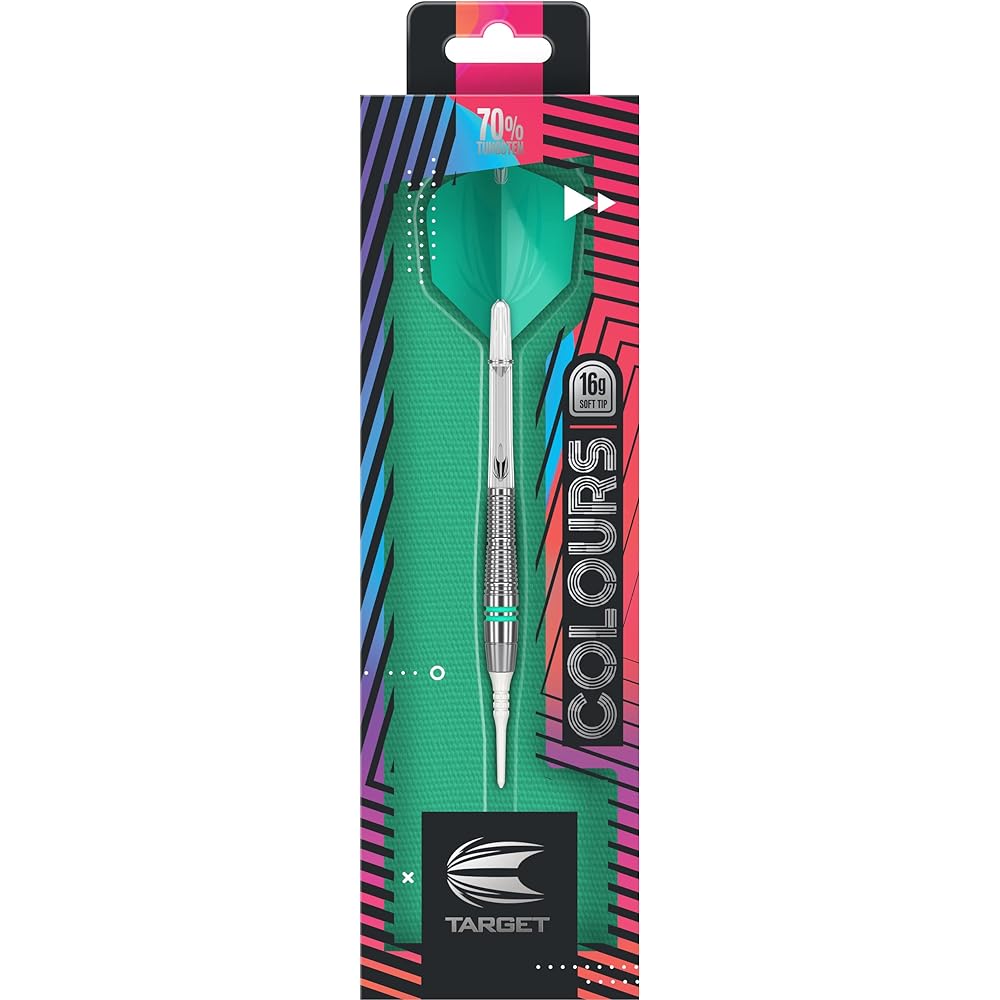 Dart Barrel TARGET [Target] Colors 3 Teal (COLOURS3 Teal Tungsten70%) | Comes with dart case tad0674