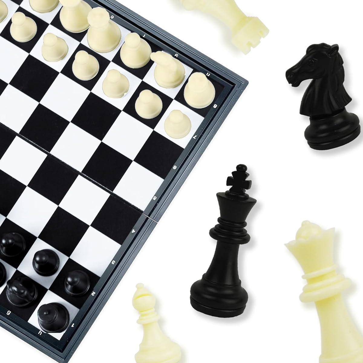 Activity Kings Classic Magnetic Chess Set 9.5" x 9.5" Board