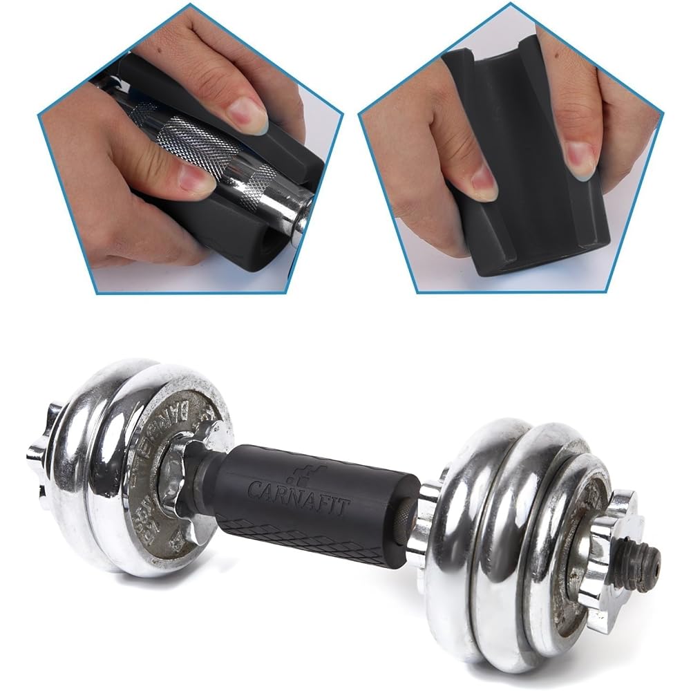 CARNAFIT Dumbbell Grip Grip Strength Forearm Strength Training Training Adapter Muscle Training Goods Set of 2 (S)