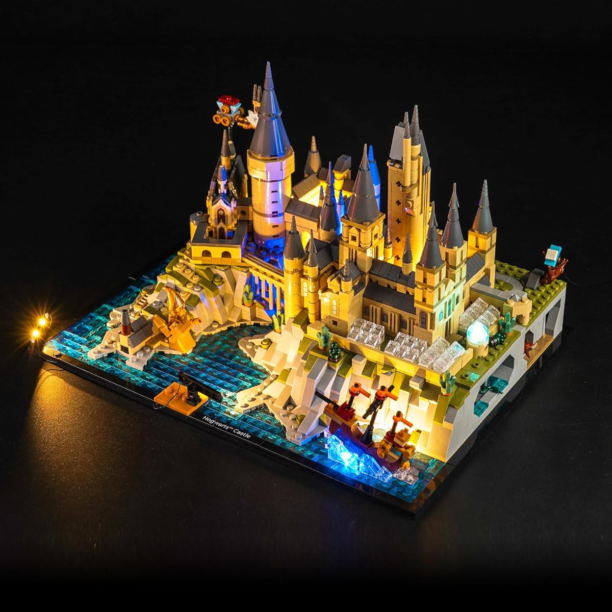 BrickBling LED Lighting Kit for Lego Harry Potter Hogwarts Castle Ground Building Set Compatible with Lego 76419 Light Only No Model, P54201-1