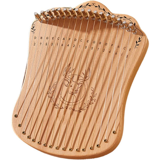 WowZza Lyra Harp 17 String Wooden Body Instrument Lyra Harp for Beginners/2