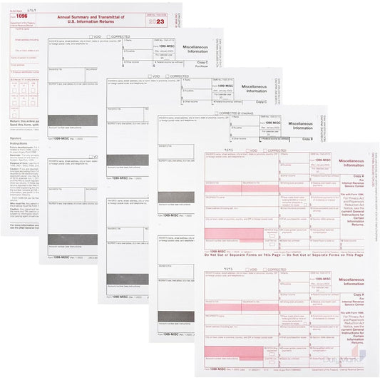 1099 Misc Forms 2023 4 Pact 10 Pack