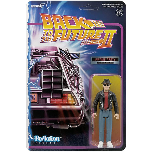BACK TO THE FUTURE Back to the Future 50s Marty Reaction Figure SUPER7