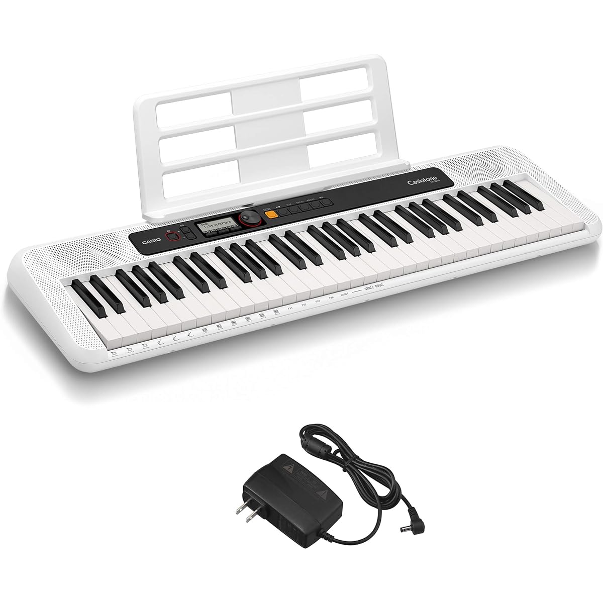 Casio electronic keyboard Casiotone CT-S200WE (white) 61 keys Lightweight & compact Easy to carry POP design Dance music mode