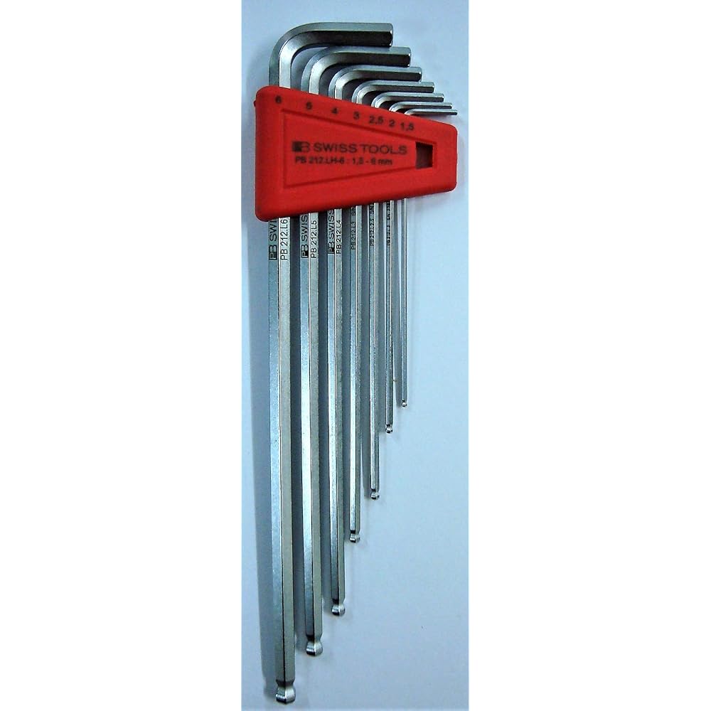 PB long hex wrench set with ball 212LH-6