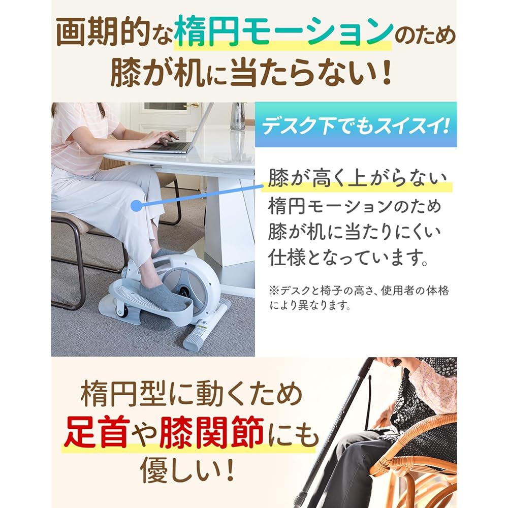 ROOMFIT Room Bike [Standing/Sitting 2way Exercise] Aero Bike Stepper Aerobic Exercise ROOMBIKE