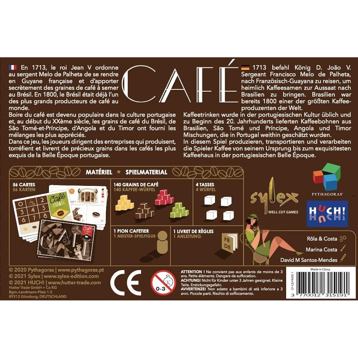 Cafe board game