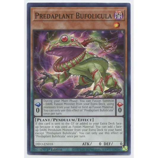 Predatory Plant Bufolicula - DIFO-EN018 - Common - First Edition.