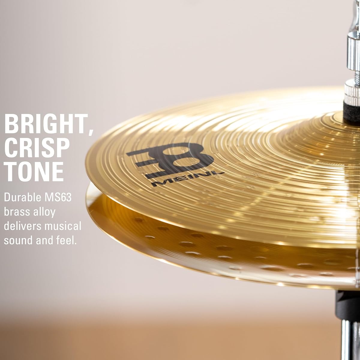 MEINL HCS Series Hi-Hat Cymbals 13" Hihat Pair HCS13H [Domestic Genuine Product]