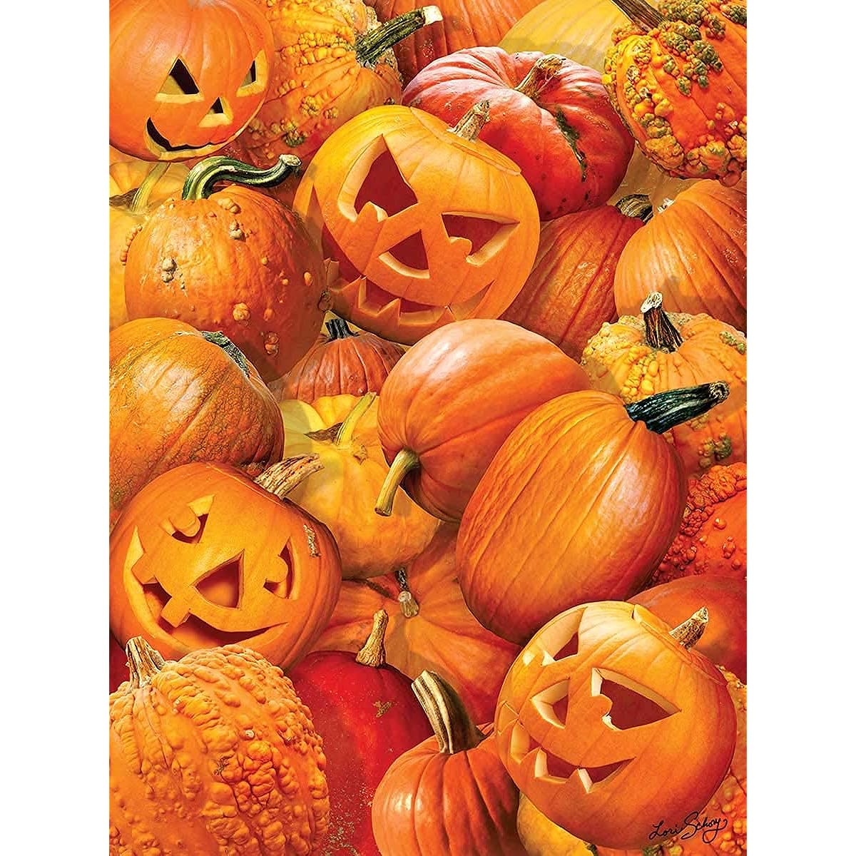 SUNSOUT INC Pumpkin Challenge 1000 Piece Jigsaw Puzzle