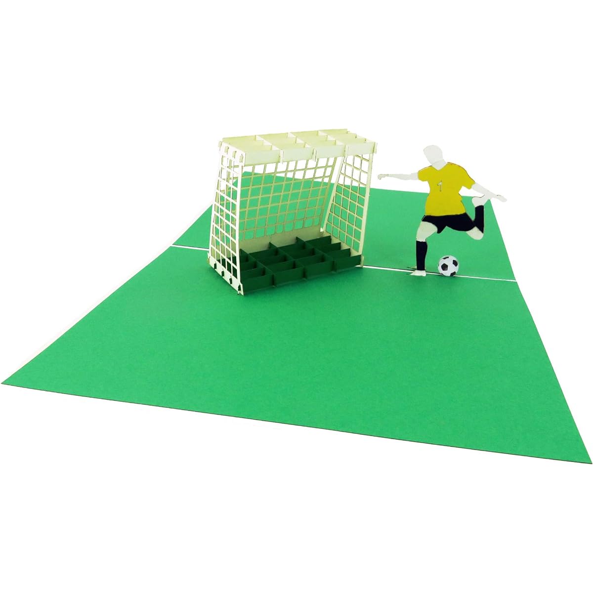 Soccer 3D Pop Up Cards, Soccer Happy Birthday Card, Thank You Card, Farewell Card, Congratulations Card, Graduation Card, Anniversary Card, Husband, Boyfriend, Son, Daughter | Pop Card Express