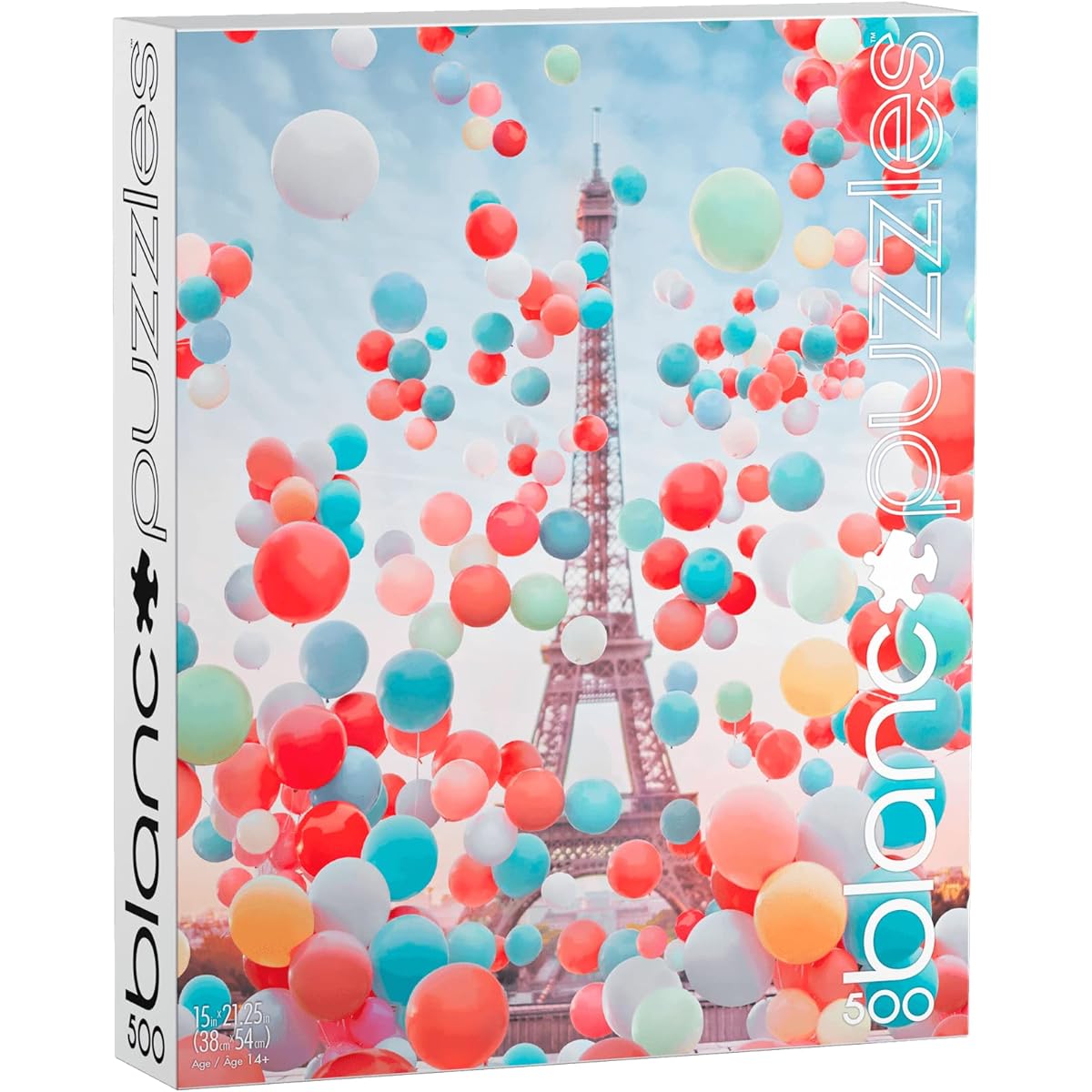 Buffalo Games - blanc - Eiffel Tower Balloon - 500 Piece Jigsaw Puzzle White