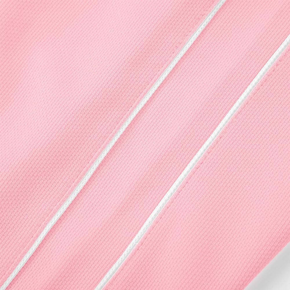 wundou Piping Training Pants Sweat Absorbent Quick Drying Jersey Light Pink P2050-13 Light Pink