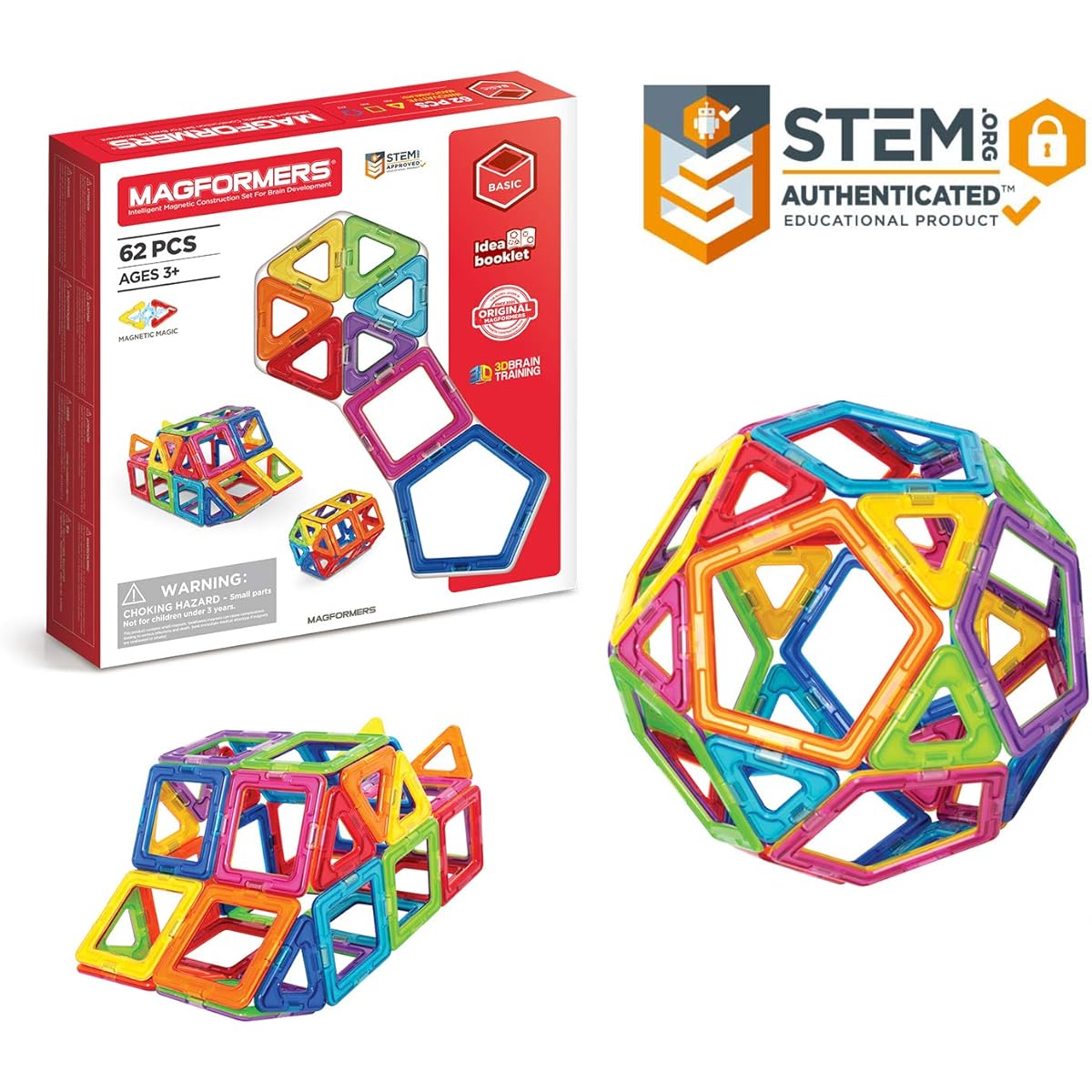 Magformers Magnetic 62 Piece Set [Parallel Input Products]