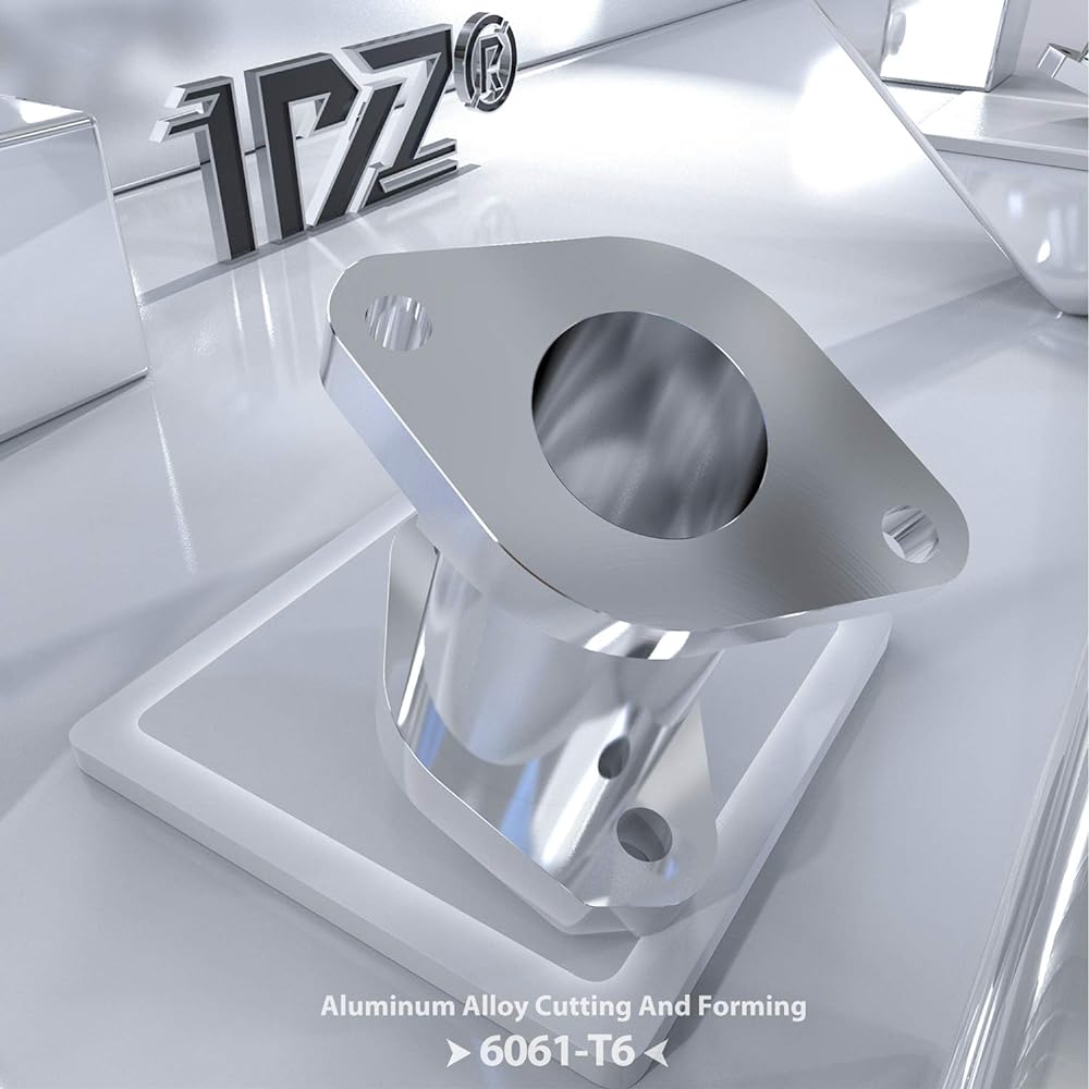 1PZ B35-YF3 CNC 6061-T6 Aluminum Carburetor Intake Manifold Boot Joint Yamaha Big Bear MOTO-4 Kodiak YFM350 YFM400 1987-1998 ATV Quad 4 Wheel