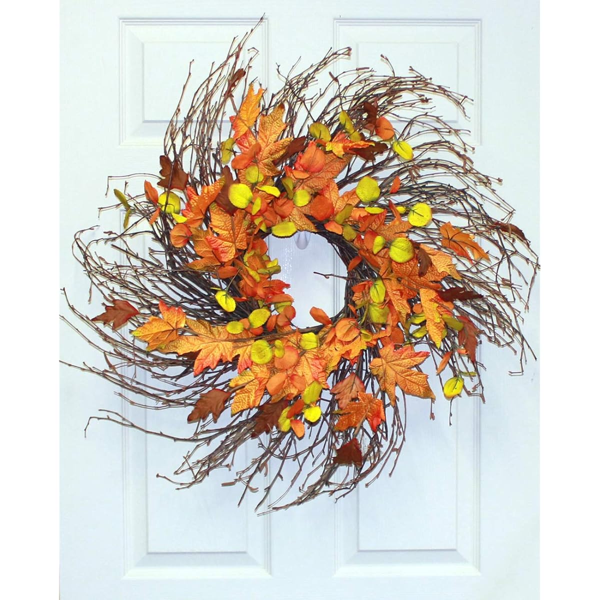Worth Imports Wild Fall Foliage Twig Wreath, 24"