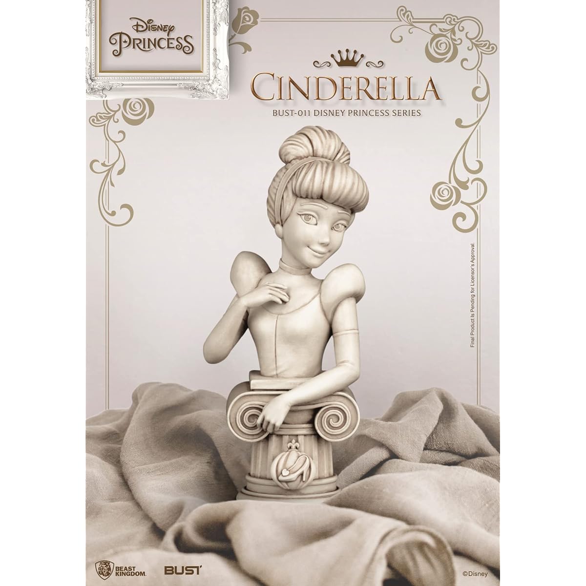 Disney Princess Series Cinderella BUST-011 Statue