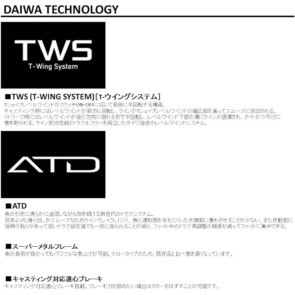 DAIWA Double Axis Reel 18 Spartan TW (Right/Left Handle) (2018 Model)
