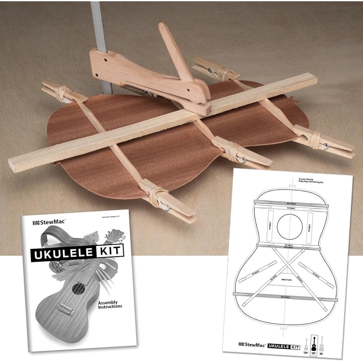 StewMac Build Your Own Concert Ukulele Kit