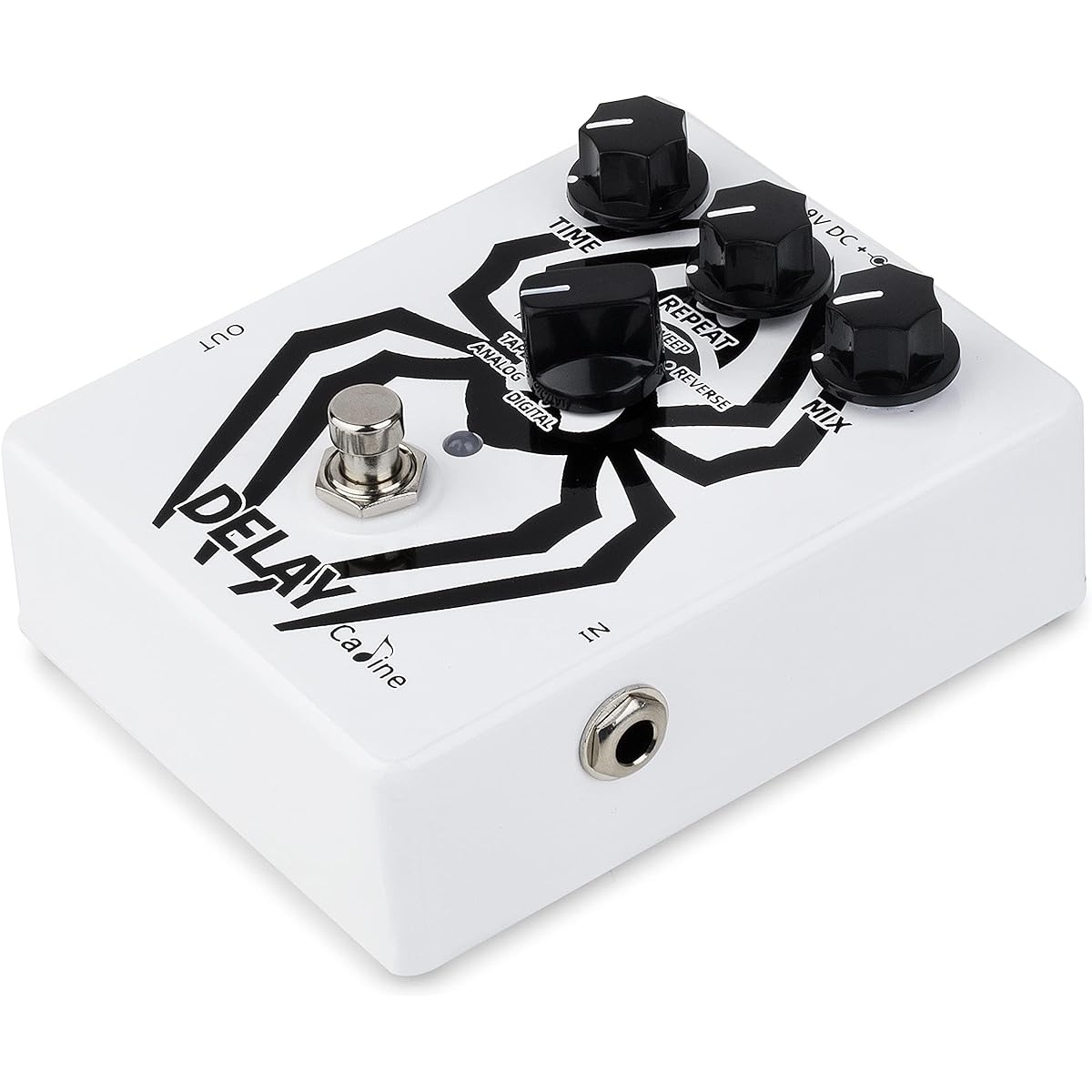 Caline CP-86 Delay Pedal Multi-Delay Digital Effect Pedal with Aluminum Alloy Housing