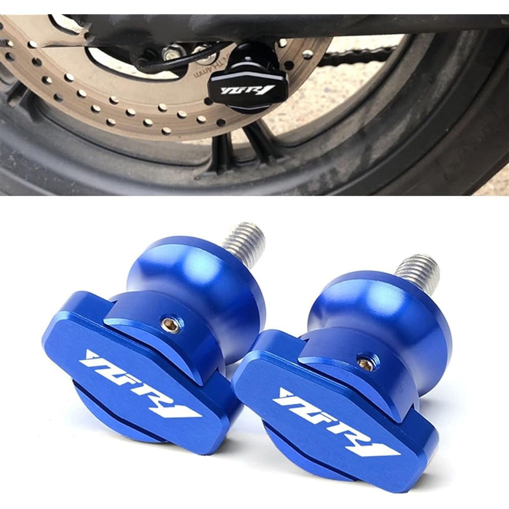 DOOREX Motorcycle 6mm CNC Accessories Swingarm Spool Stand Screw Slider For Yamaha YZF R1 1999-2018 2008 2009 2010 Swingarm Slider Spool (Size: Red)