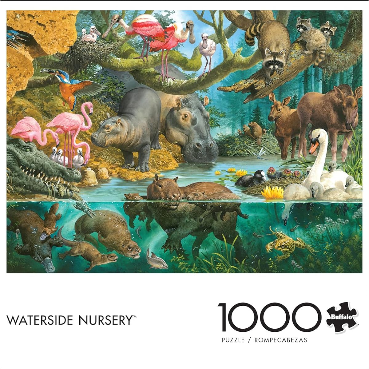 Buffalo Games - Waterside Nursery - 1000 Piece Jigsaw Puzzle for Adults, Challenging Puzzle, Perfect for Game Night - Finished Size 26.75 x 19.75
