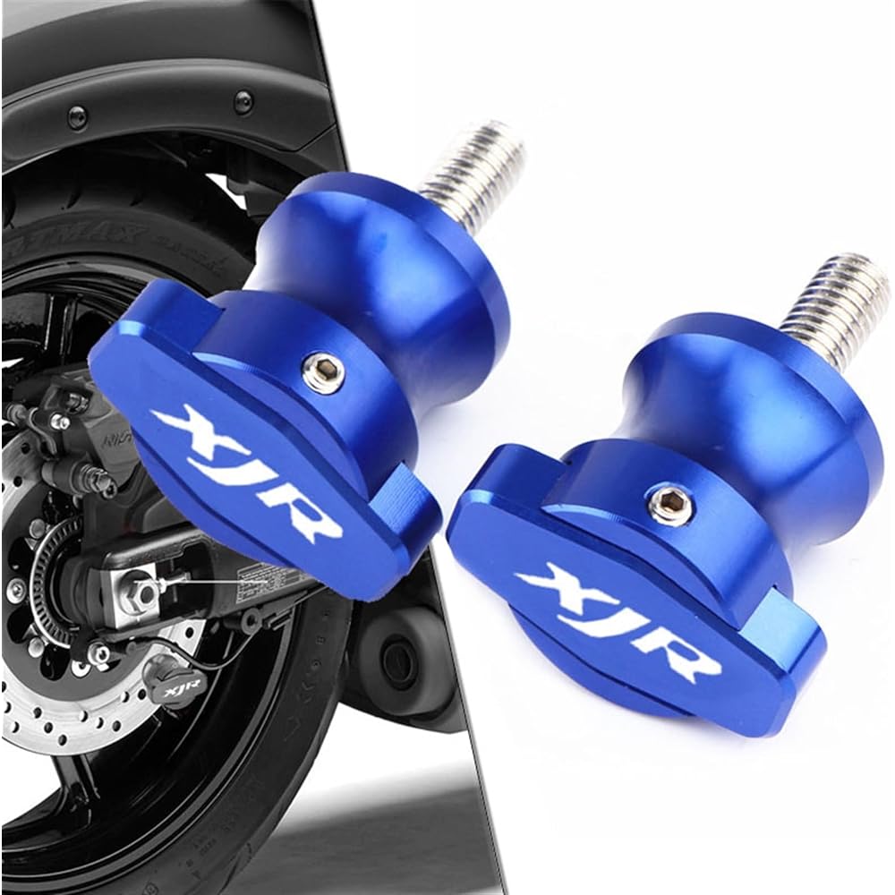 Y┐Amha XJR1300 XJR 1300 XJR1200 XJR 1200 Motorcycle CNC Frame Stand M6 Screw Slider Swing Arm Spool Slider 6mm (Color: Gray, Size: XJR)
