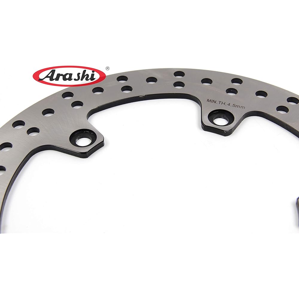 Arashi Rear Brake Disc Rotor Compatible Models F800GS ADVENTURE ABS 2013-2018 / F800GT ABS 2013-2020 / F800R 2009-2020 Motorcycle Replacement Accessories Silver