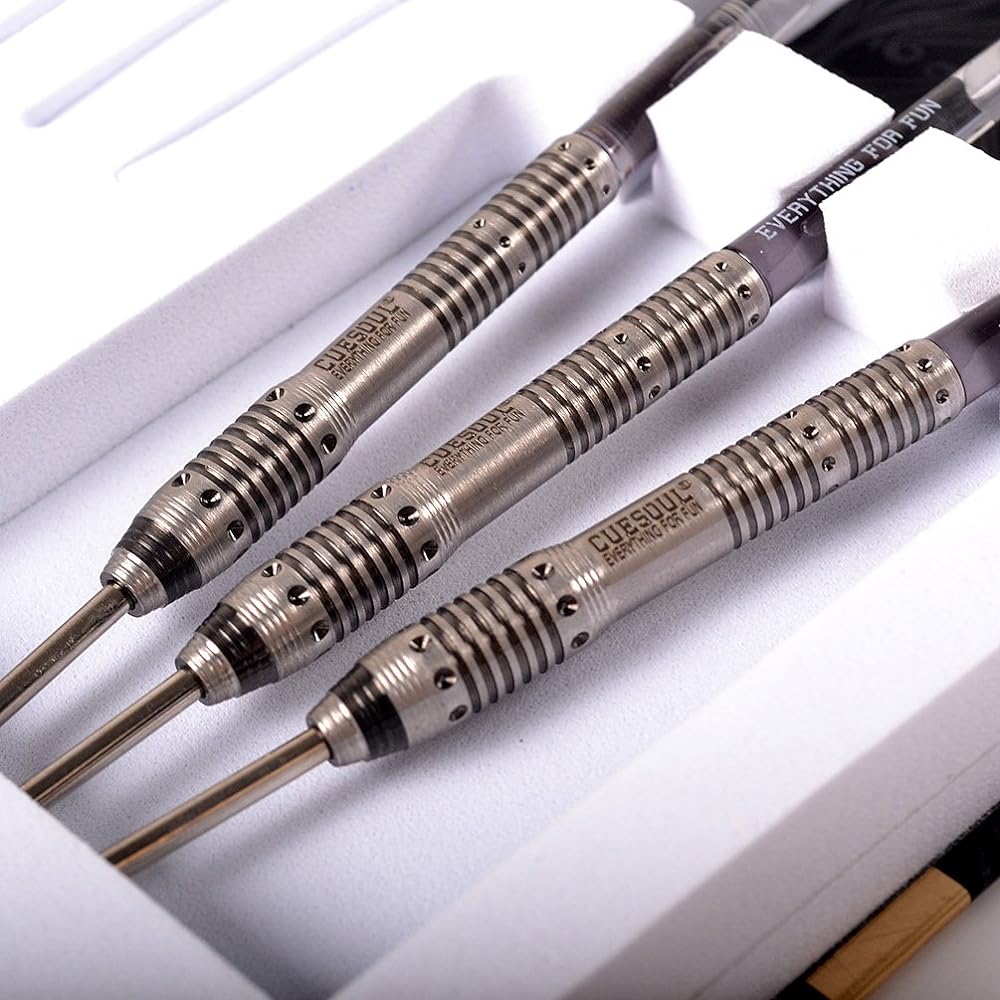 BLACK SCORPION CUESOUL 22g barrel 90% tungsten blue titanium coating finish deluxe steel tip dart set (CSBS-C4306)