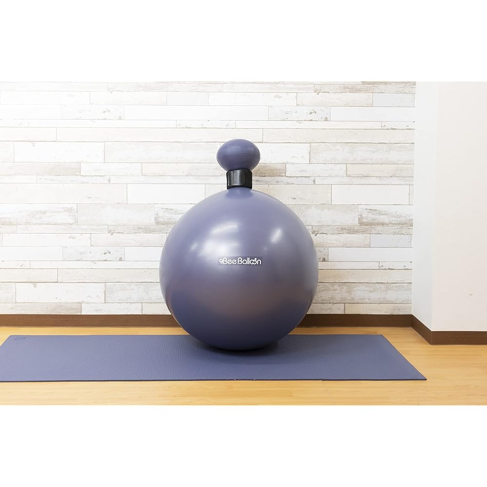 CATERPY BEE BALLOON Bee Balloon 65cm Fly and bounce! Core strengthening yoga Back pain prevention Balance ball with protrusions Diet (Midnight)