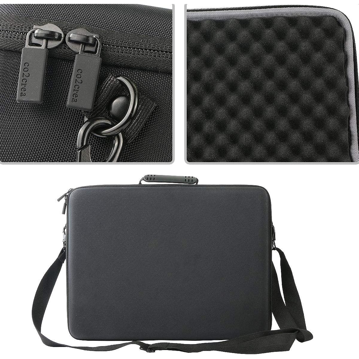 co2CREA Hard Travel Case Replacement for Pioneer Pro DJ DDJ-WeGO4 / DDJ-WEGO3 Compact DJ 4/Dual Deck Controller