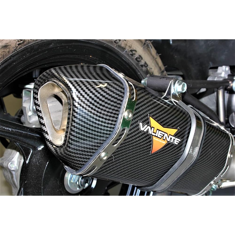Address 110 Bike Muffler EBJ-CE47A 2BJ-CE47A Compatible with 2015-2022 Models Karma Carbon Type Muffler Motorcycle Supplies Motorcycle Bike Parts Full Exhaust Full Exhaust Custom Parts Dress Up Replacement External Product Heavy Bass Valiente Suzuki ADDR