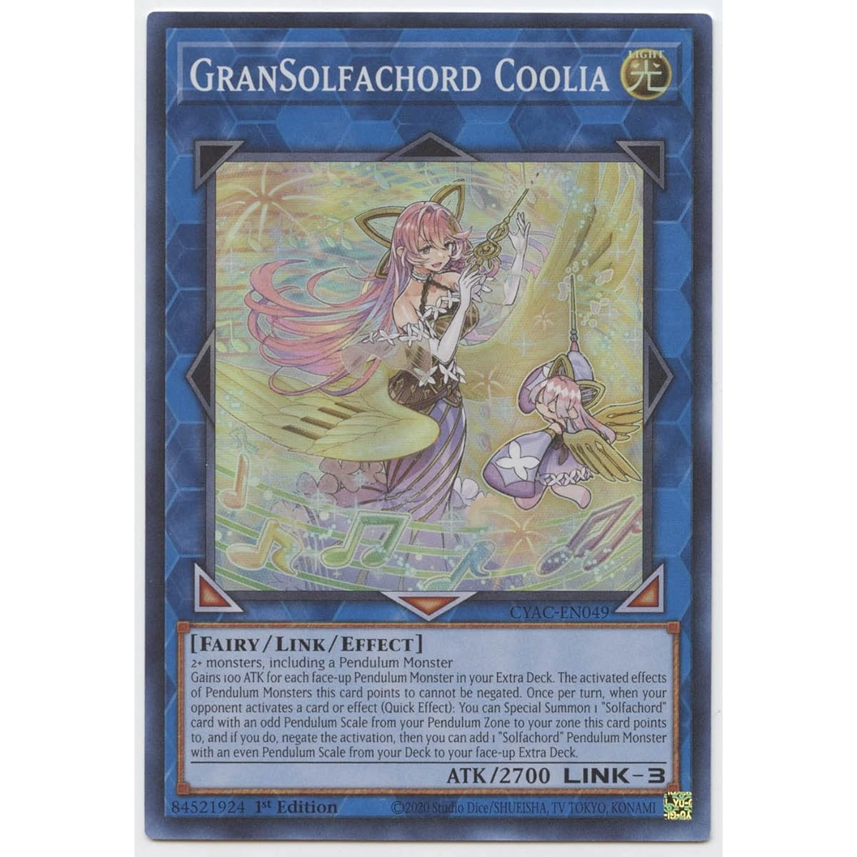 Gran Solfa Code Coolia - CYAC-EN049 - Super Rare - 1st Edition