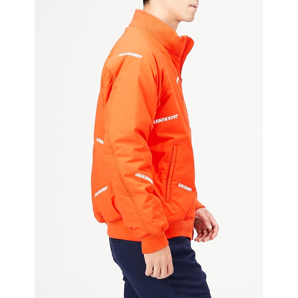 [Jack Bunny] Men's Filled Full Zip Blouson (Stretch/Allover Pattern Logo) / Golf Outerwear / 262-2220007