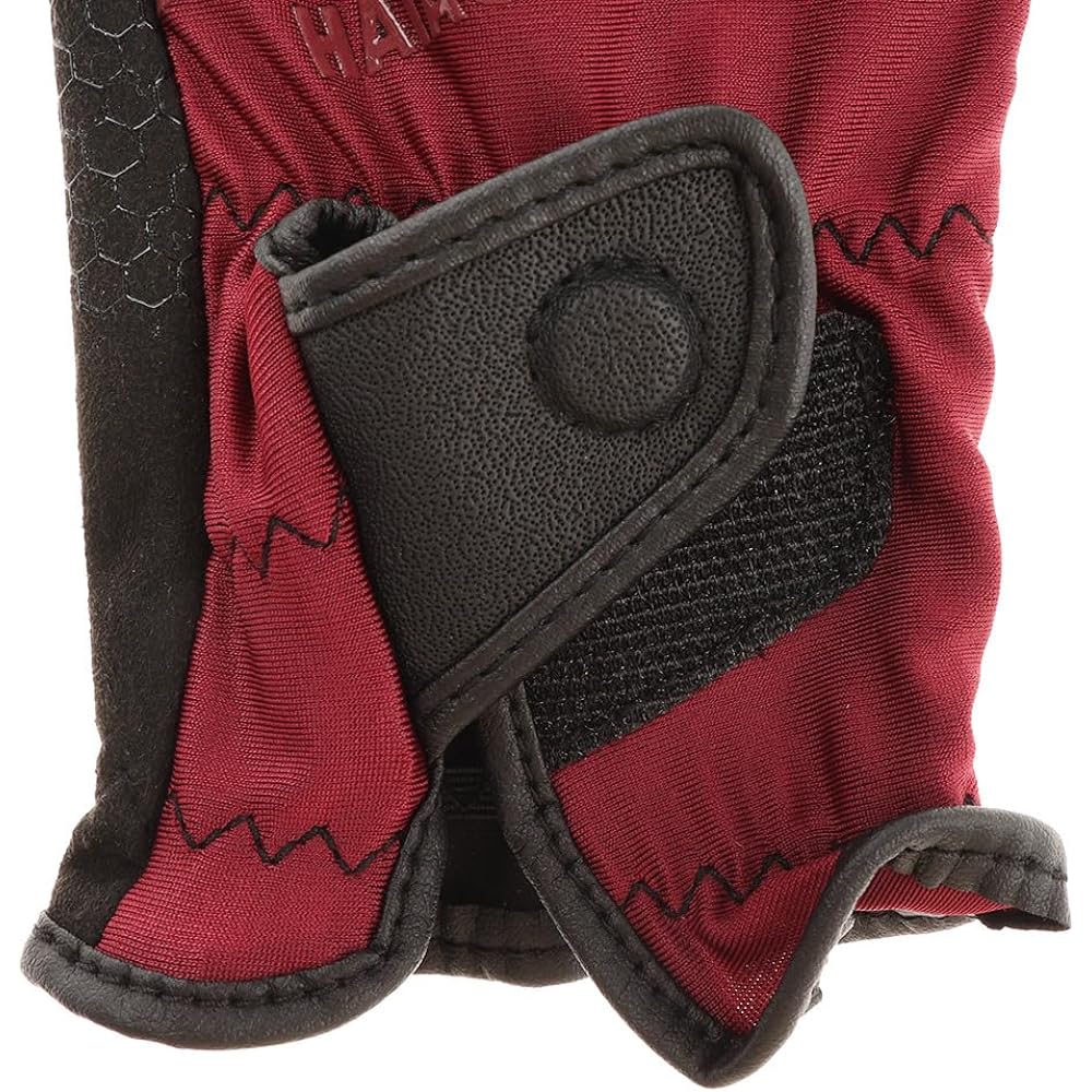 HATACHI Ground Golf Ultra Stretch Gloves Wine
