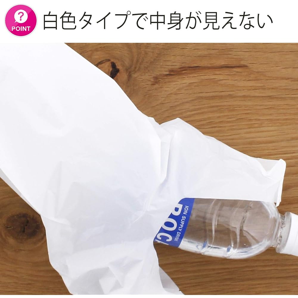 Household Japan Plastic Bag for 1 bottle of wine (sold in case) 100 pieces x 20 pack White Approx. 47 x 11 cm (bottom gusset 8 cm) TS05