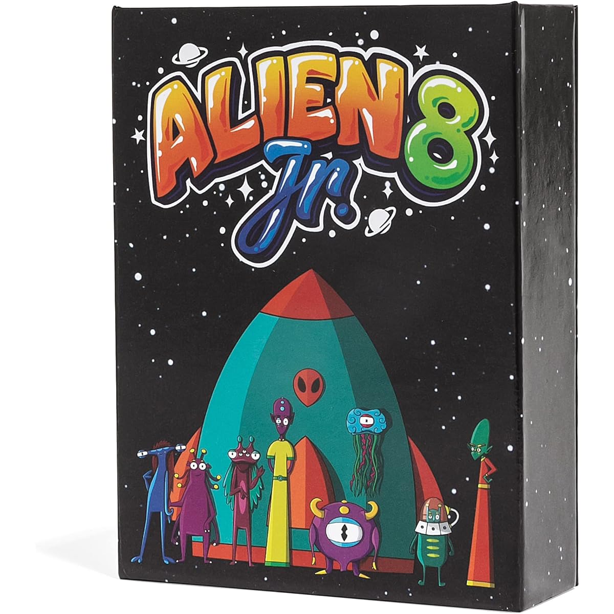 PBN'J Games LLC Alien8 Jr. - Fun Family Card Game Competitive Counting! - For ages 6-106, for 2-4 players