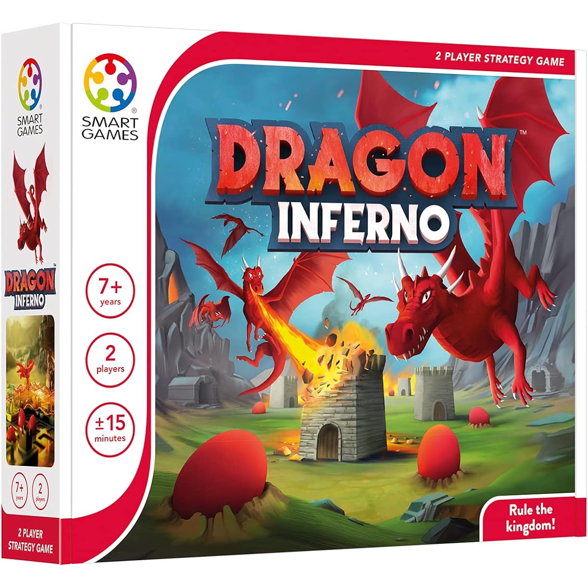 SmartGames Dragon Inferno 2 Player Strategy Game Ages 7+