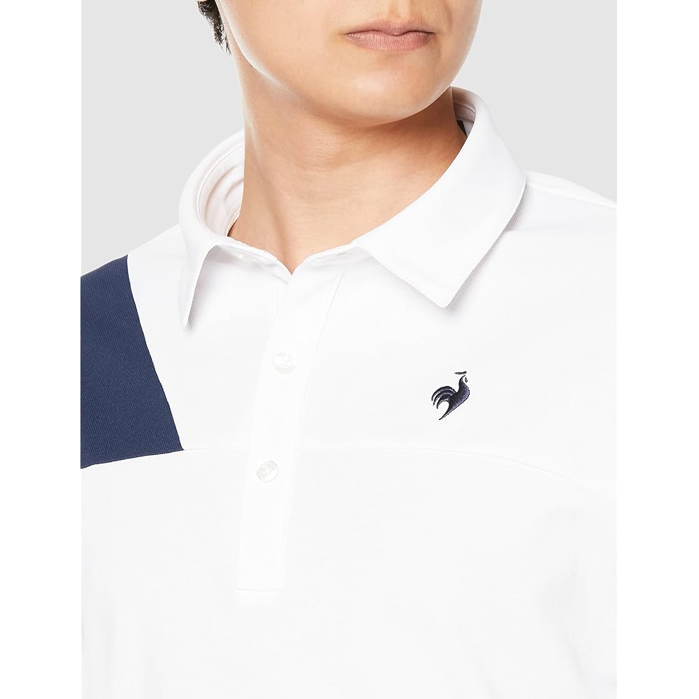 [Le Coq Sportif] 23rd Spring/Summer Model Short Sleeve Shirt Polo Shirt Sweat Absorbent Quick Drying Stretch UPF15 Limited Distribution Special Order Toriko Golf Standard QGMVJA52NT Men's