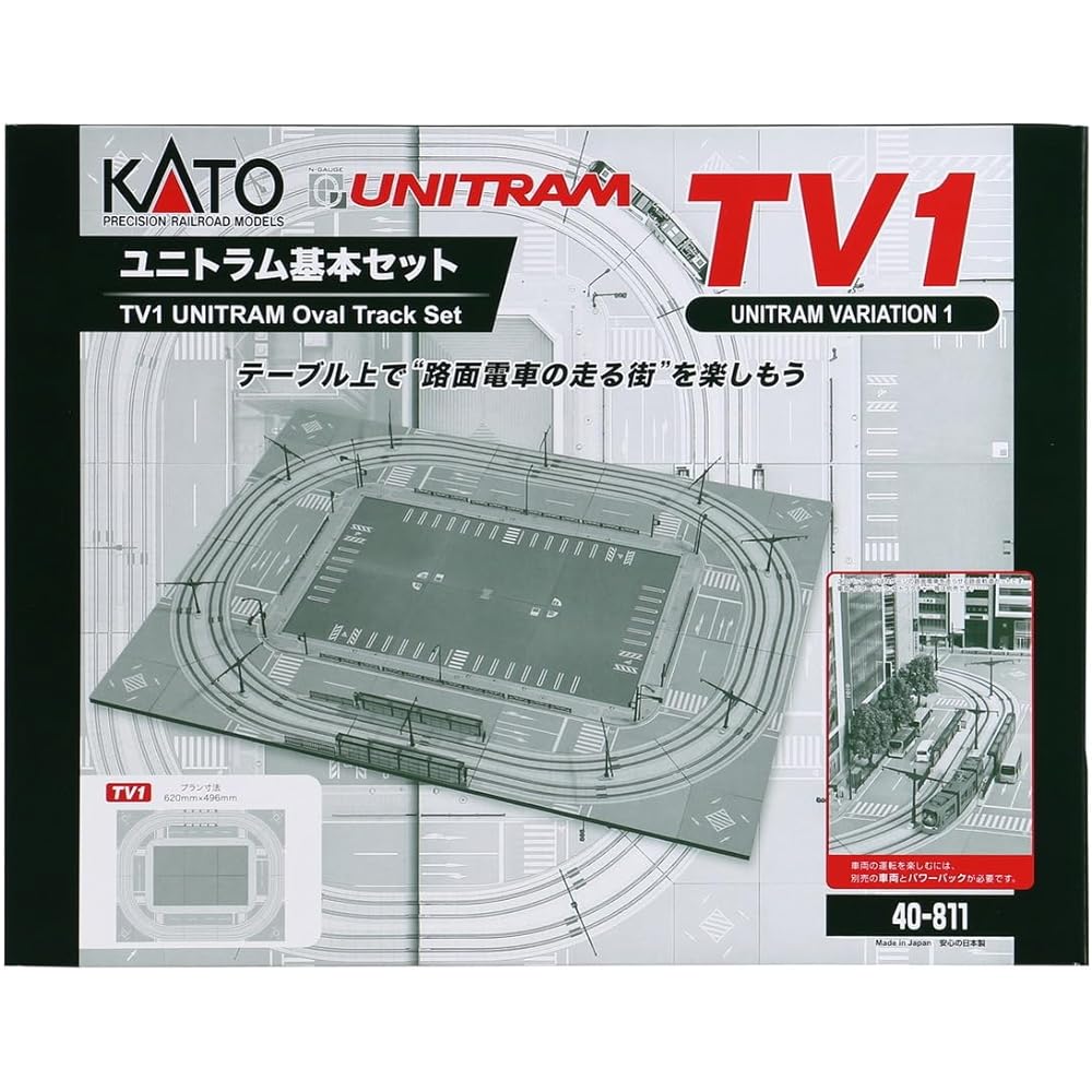 KATO N Gauge TV1 Unitram Basic Set 40-811 Railway Model Rail Set
