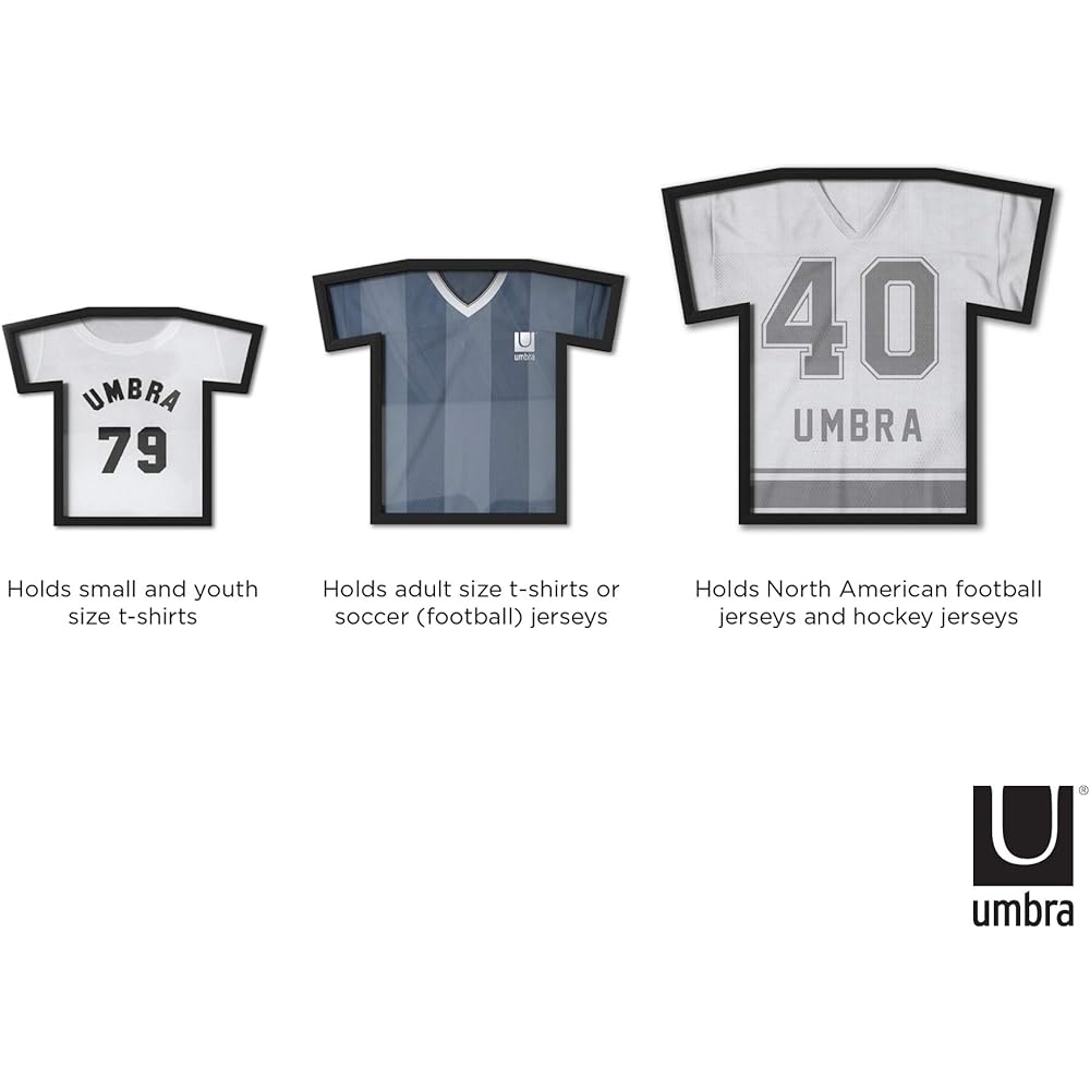 [umbra] T-FRAME T-shirt Display M Size Uniform Collection Black