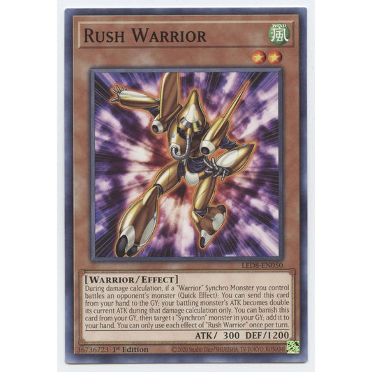 Rush Warrior - LED8-EN050 - Common - 1st Edition.