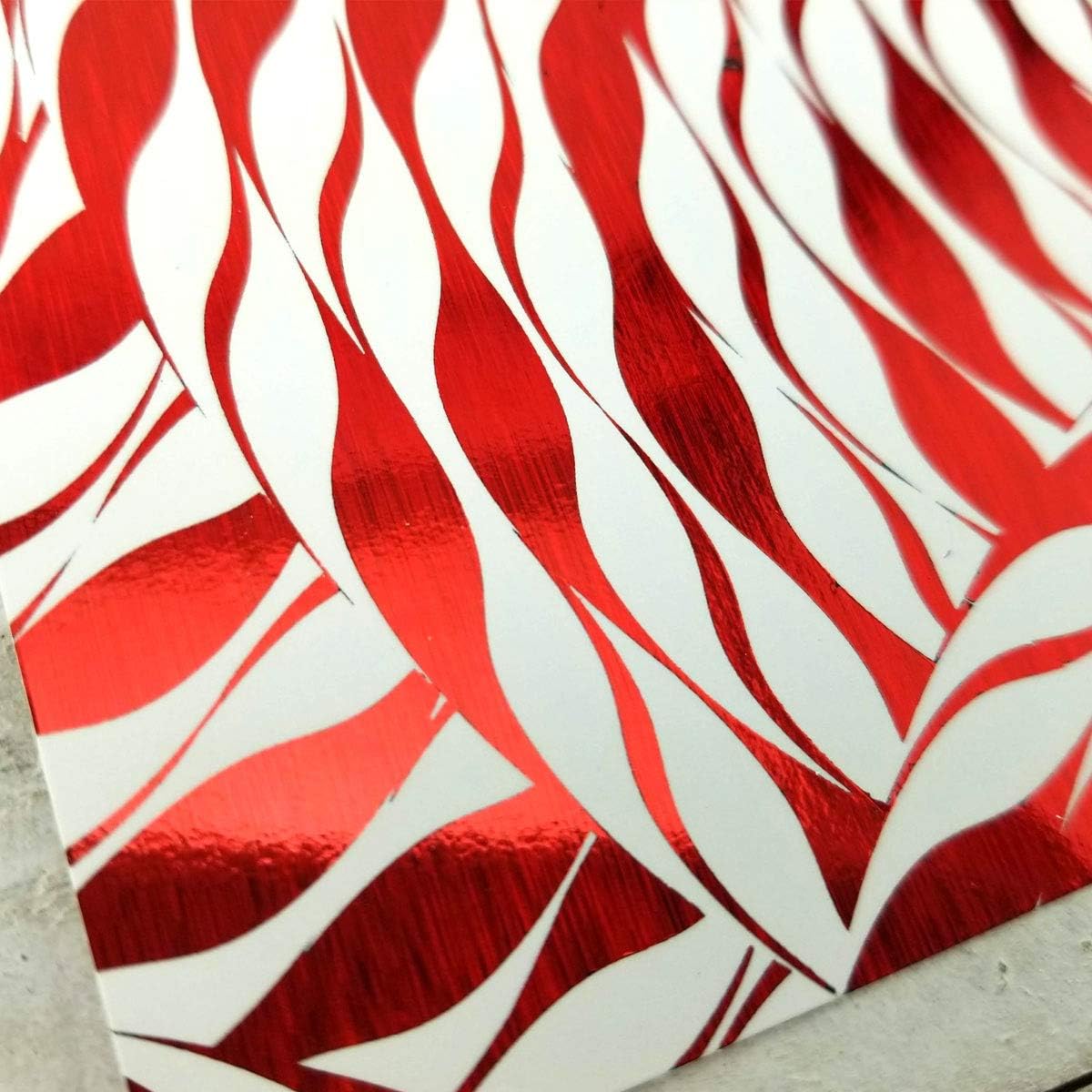 Brutus Monroe iCraft Deco Foil Transfer Sheets 6" x 12", 10 Sheets, Red 19044