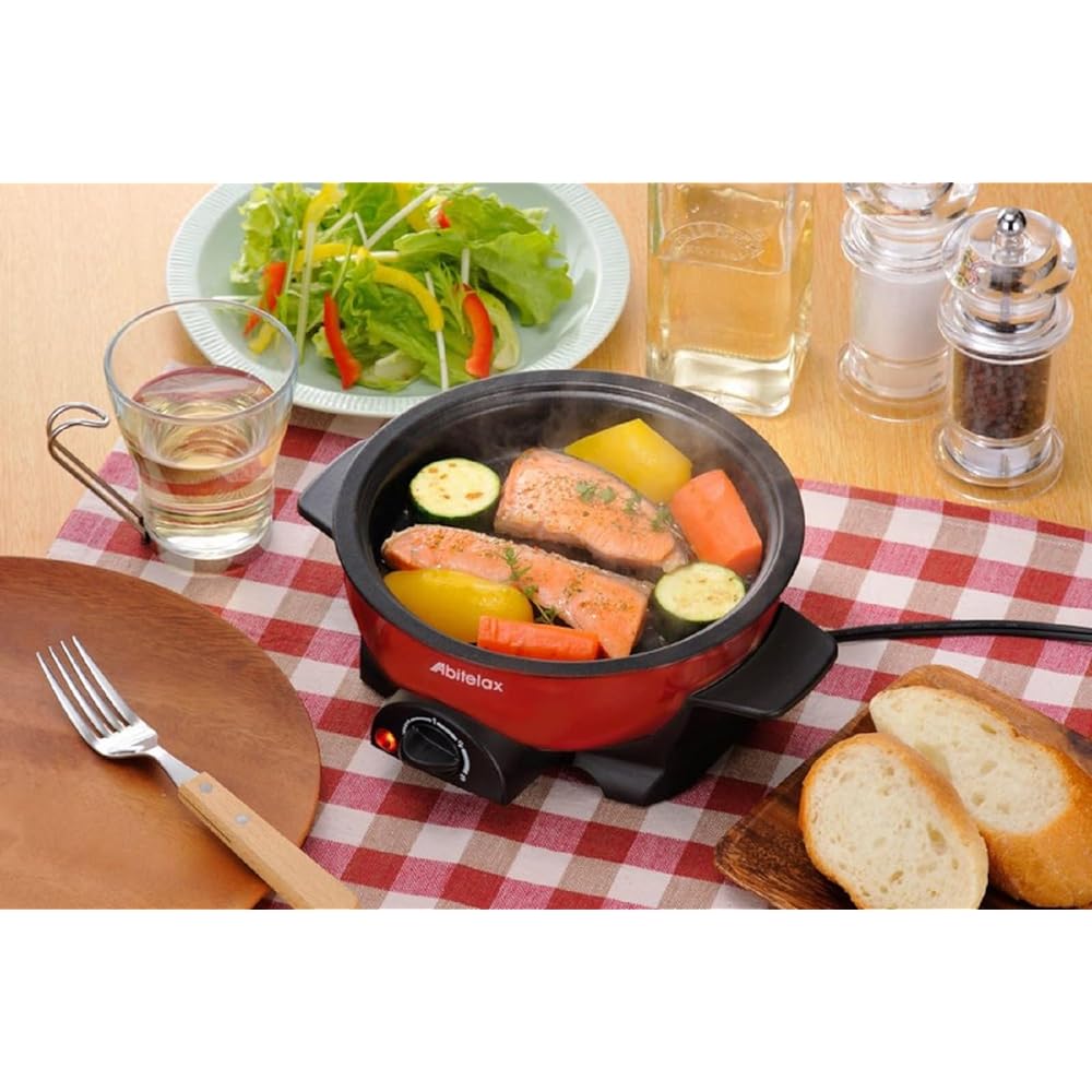 Aviterax Electric Mini Plate Grill Pot APN16G-R [Parallel Import]